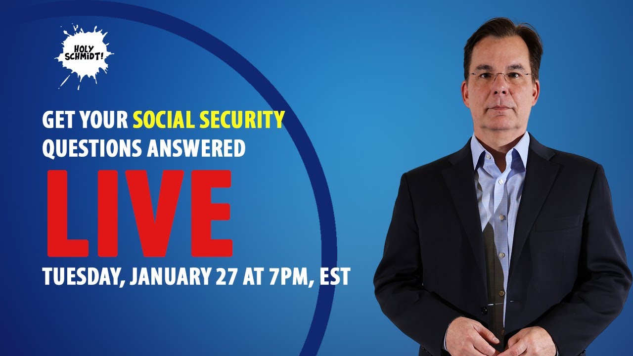 Join Geoff Schmidt Live to Discuss Your Questions on Social Security