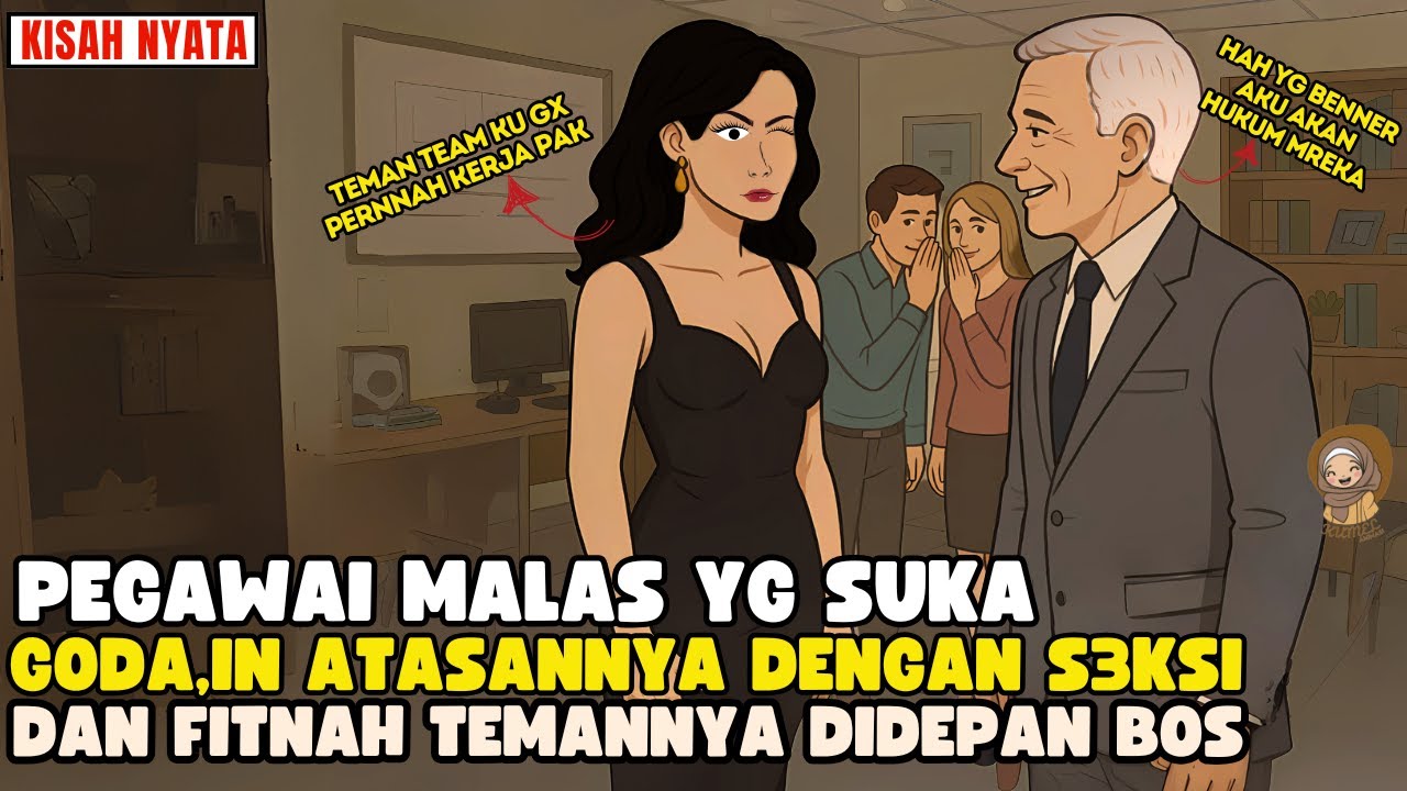 TAMPIL S3KSI DIDEPAN BOS AGAR JD PEGAWAI KESAYANGAN  II SINETRON AZAB