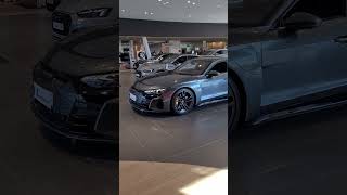 Best spec? 2023 Audi e-tron GT 476 hp in Daytona grey with black optic and dark wheels|  #shorts