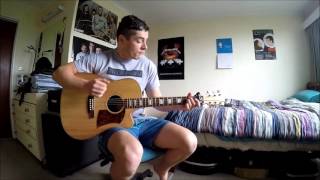 Video thumbnail of "Turnover - Dizzy on the Comedown acoustic cover"