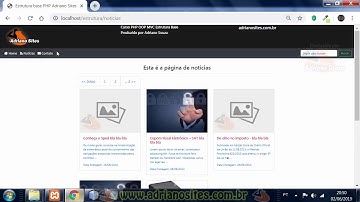 Curso PHP OOP MVC Estrutura Base aula46 - paginação ajustes