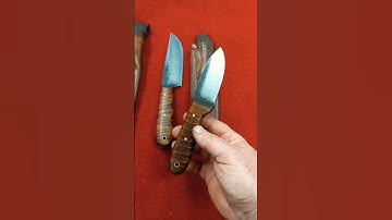 New Pattern Knife Completed | #shorts #knifemaking #blacksmith