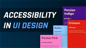 Basics of Accessibility in UI Design - Color Contrast Ratios! [Figma Tutorial]