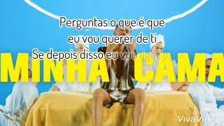 David Carreira - Minha Cama ft. Nego do Borel e Deejay Télio  (Letra)