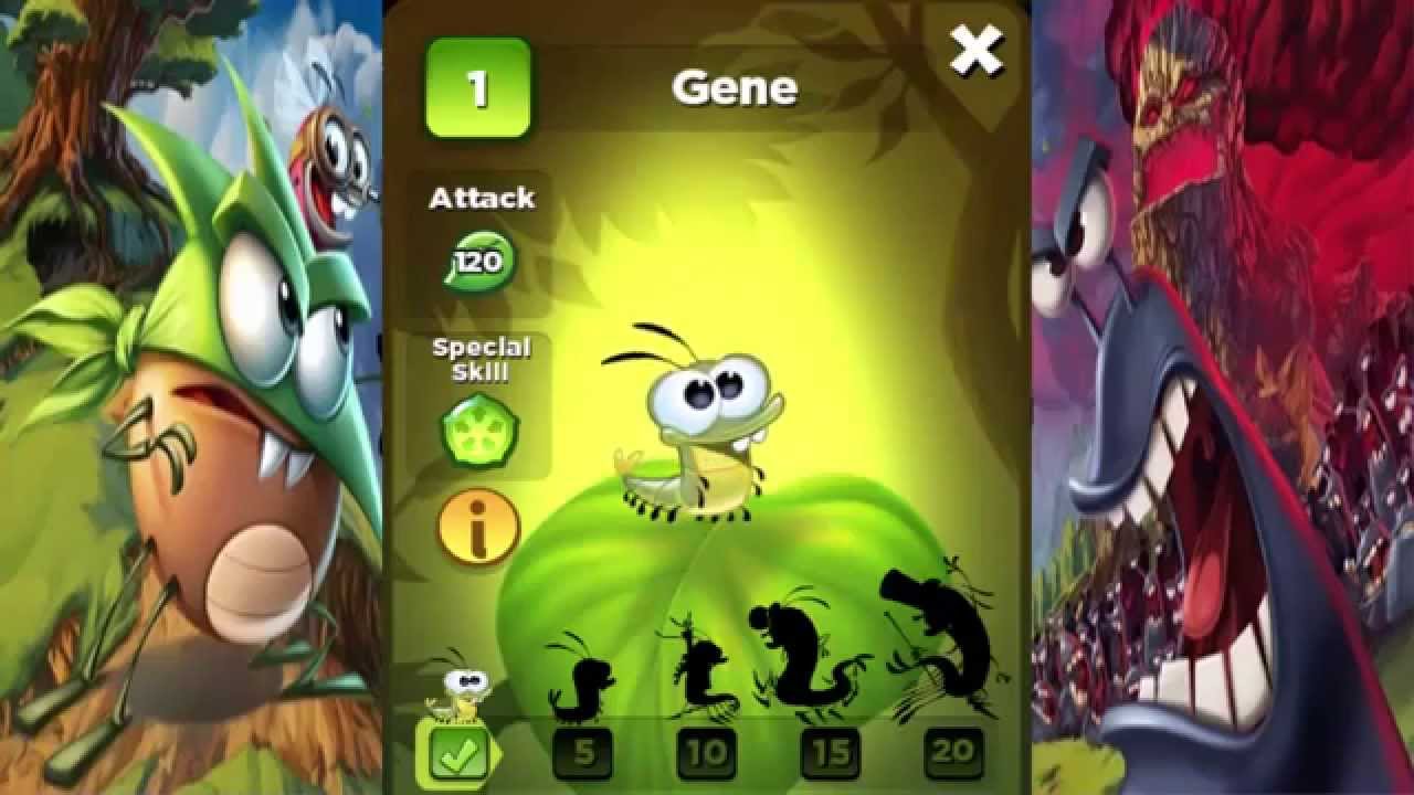 Best Fiends grow evolutions all creatures Characters YouTube