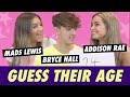Mads Lewis, Addison Rae & Bryce Hall - Guess Their Age
