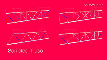 Karamba3D TidBits #37 Scripted Truss