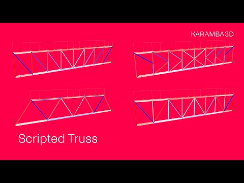 Bridge Eigen Modes analysed with Karamba on Vimeo