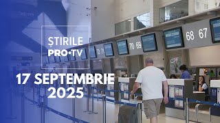 Știrile Pro Tv - 17 Septembrie 2025 Zboruri Directe Spre Noi Destinații