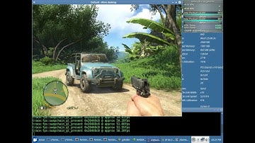 FarCry 3 Singleplayer Test 48fps NVENC x64 + Sound (Pentium G3258) con el Wine 2.19 + Nvidia 387.12