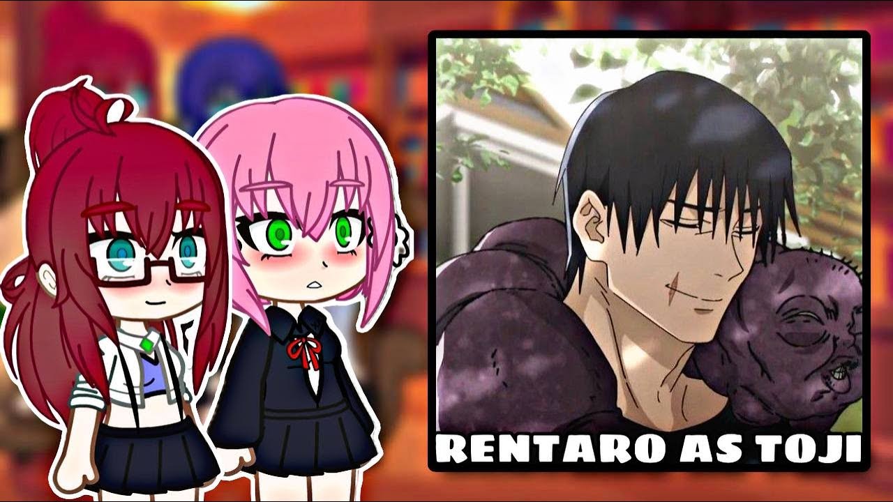 100 girlfriends who really love you react to Aijou Rentarou as Toji Fushiguro - Gacha React