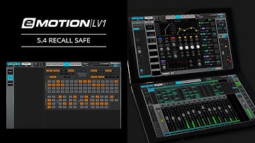 eMotion LV1 Tutorial 5.4: Show Window – Recall Safe