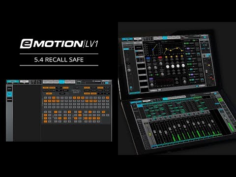 eMotion LV1 Tutorial 5.4: Show Window – Recall Safe