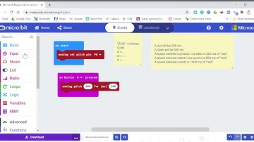 Micro:bit Morse Code Part I