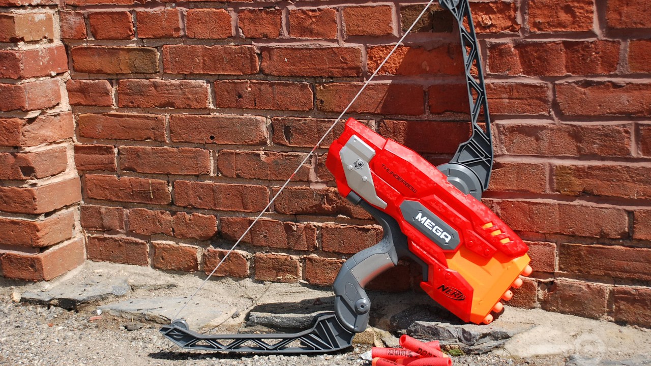 Обзор на бластер NERF MEGA THUNDERBOW !