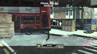 MW3 Epic Throwing Knife Final kill !
