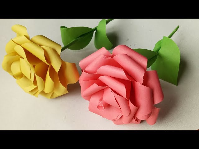 Easiest Origami Rose Ever! - How to Fold - Valentine's Day Gift 