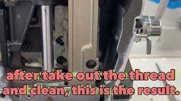 JUKI LBH-1790A-S BUTTON HOLE ERROR 081 SOLVED.