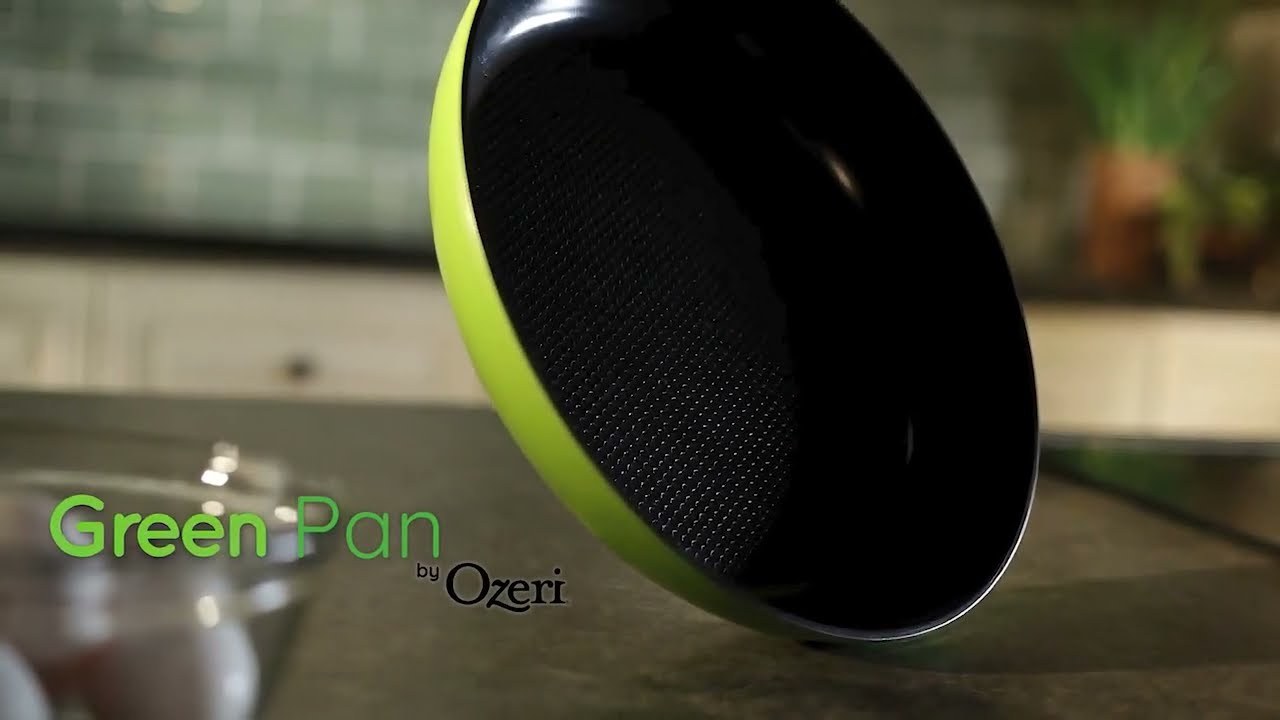 The Green Frying Pan by Ozeri, with Textured Ceramic Non-Stick Coating from Germany