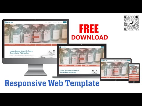 Medical Website Template Free | Pharmaceutical Responsive Web Template
