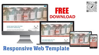 Medical Website Template Free | Pharmaceutical Responsive Web Template