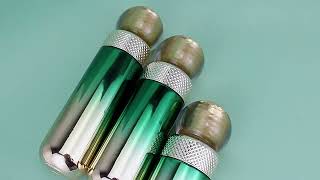 Cosmetic glass bottle packaging material 100ml spherical cap toner bottle press lotion bottle