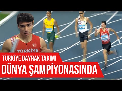 Dünya Bayrak Şampiyonası-4x400 Metre Eleme 2- Türkiye'nin Yarışı