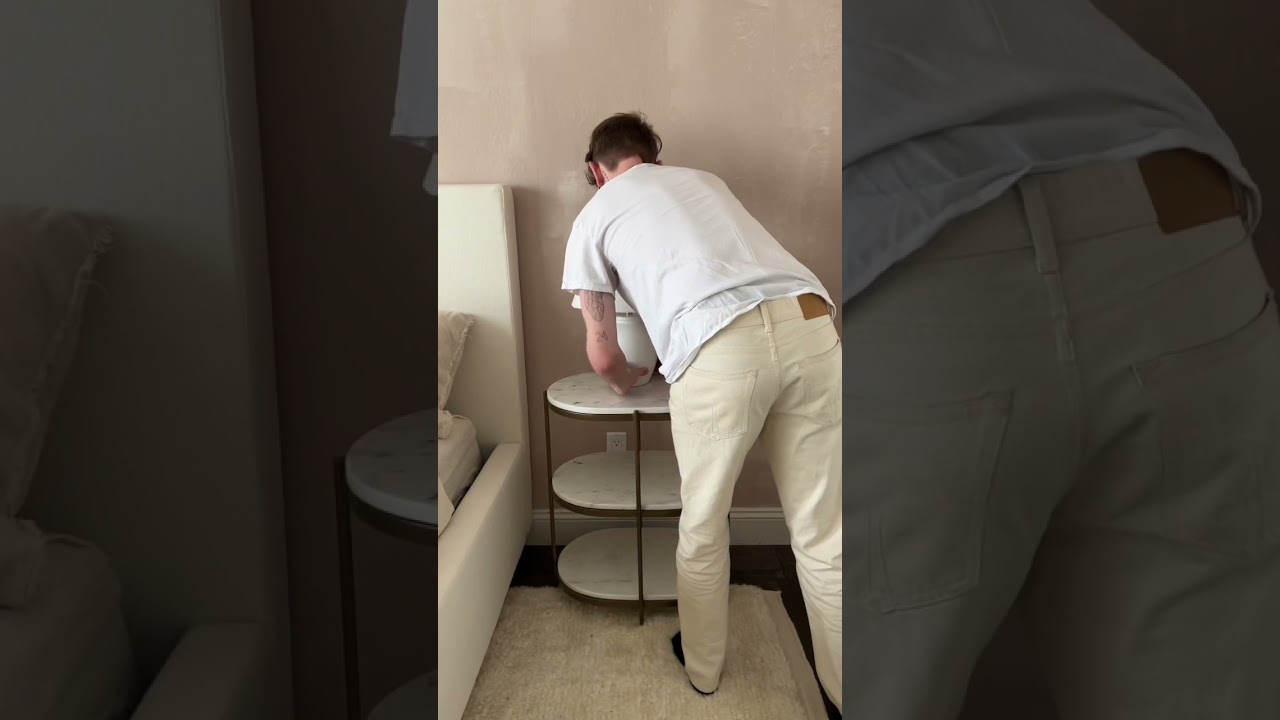 My FAVORITE Bedroom Makeover EVER for Chriselle Lim! ✨ #shorts #roommakeover #diy #interiordesign