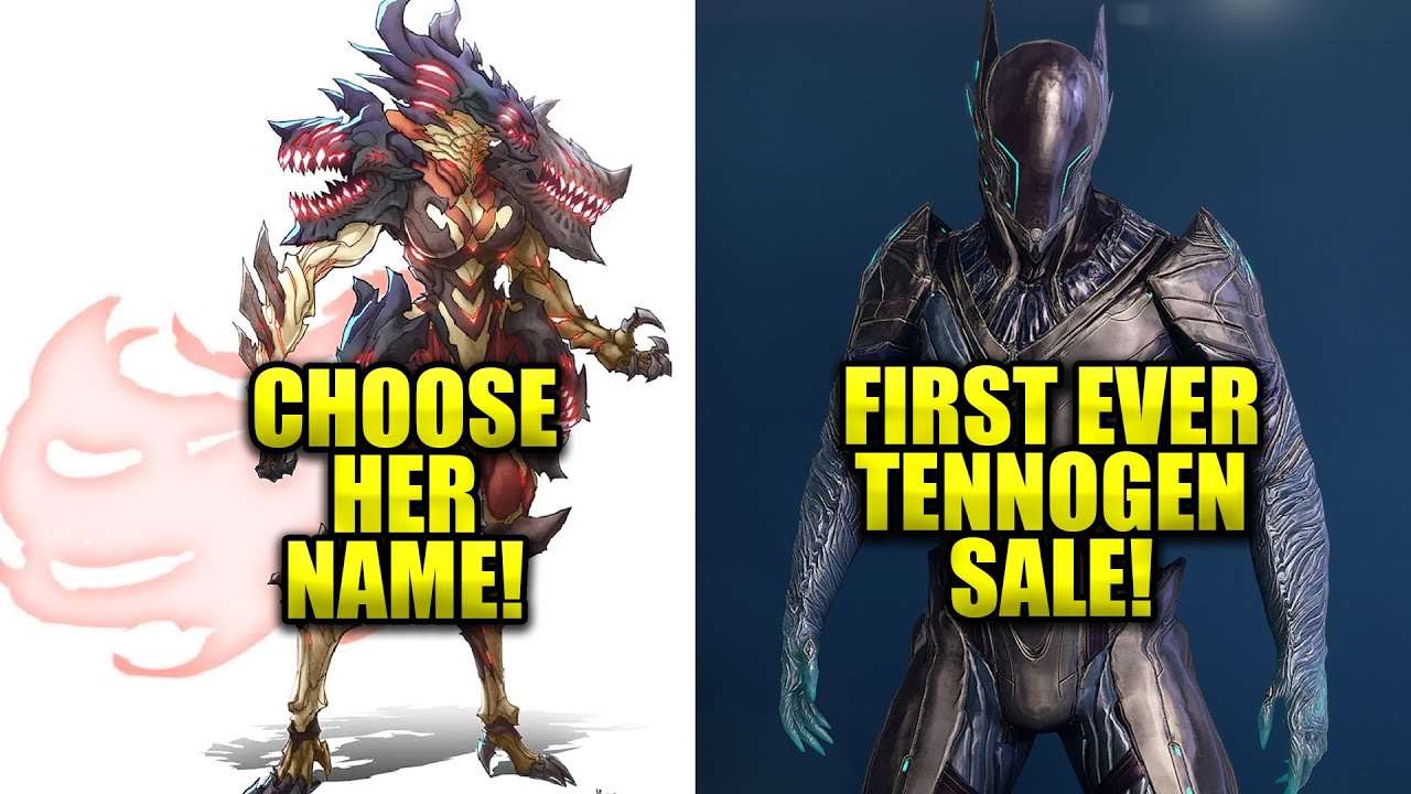 Warframe Tennogen Sale Now! Vote For Wolf Warframes Name!