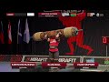 Women's u73kg Log Clean and Press | Full Event | European Championships 2025
