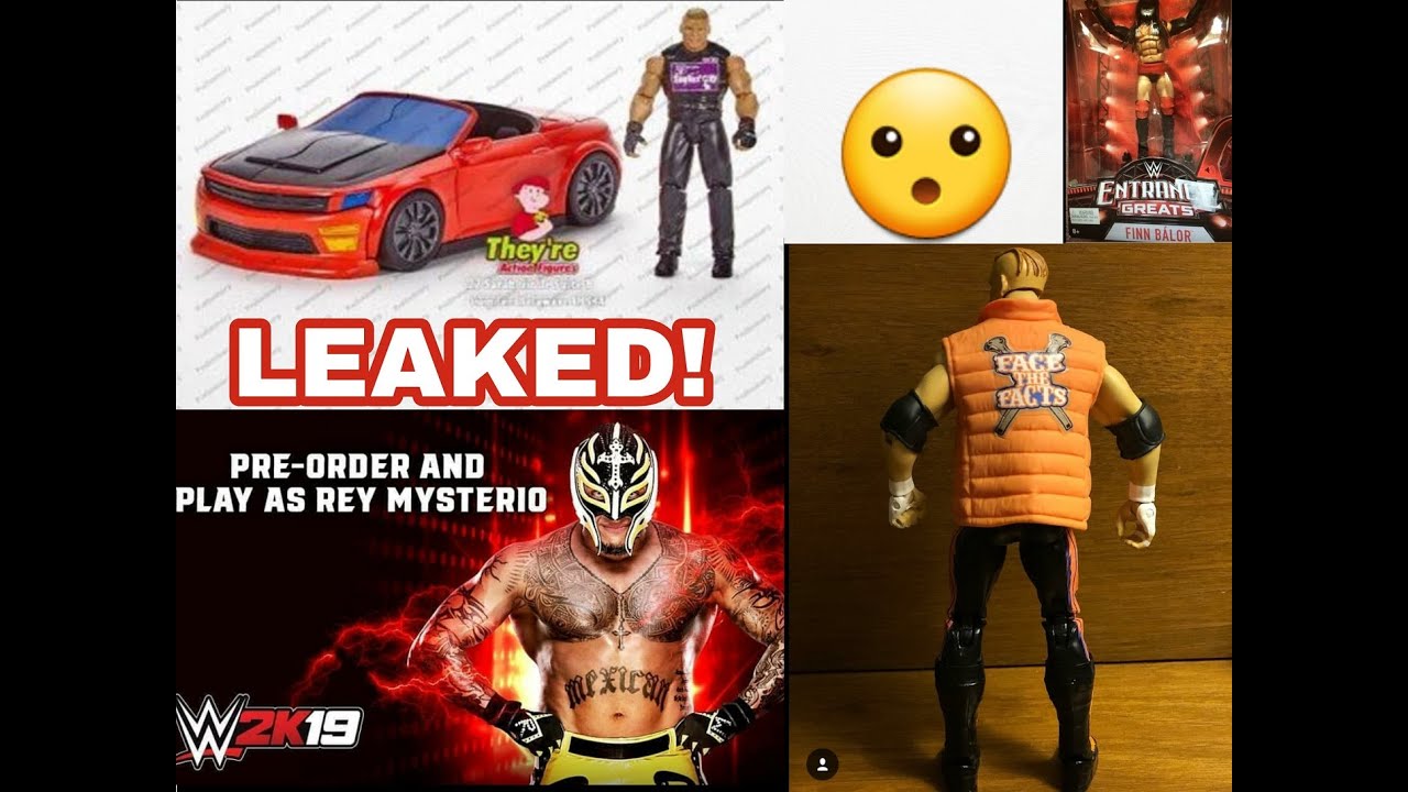 LEAKED IMAGES OF UPCOMING WWE FIGURES + BREAKAWAY CAR FOR FIGURES