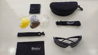 Daisy X Tactical Sunglasses for Airsoft. #airsoft #airsoftgear #daisyx7 #tacticalgear #sunglasses