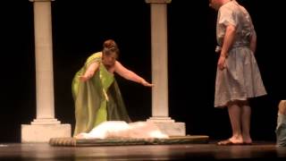 Fragmento de la obra de teatro &#39;Lisístrata&#39;, de Aristófanes