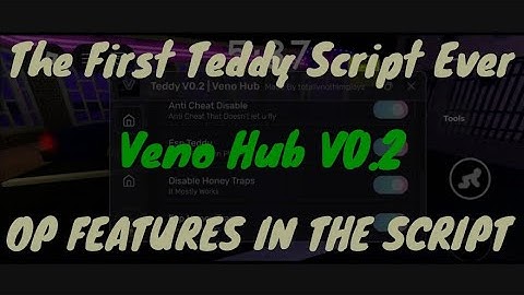 Teddy Script Tools Gui Spam All Doors Disable Honey Traps Etc Veno Hub V0.2