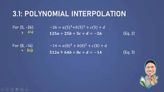 3.1: Polynomial Interpolation