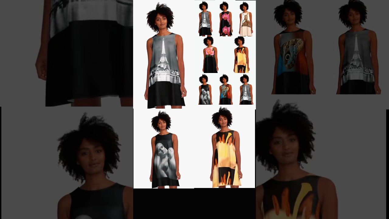 REDBUBBLE a-line dress 