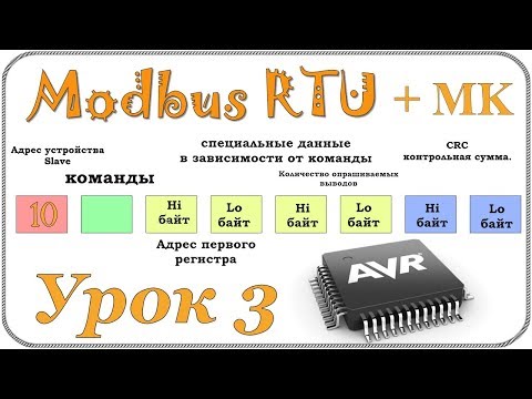 Микроконтроллер + modbus