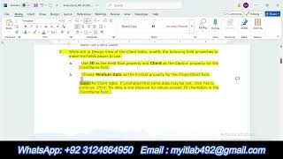 New Perspectives Access 365 | Module 5: SAM Critical Thinking Project C | Lighthouse Cybersecurity