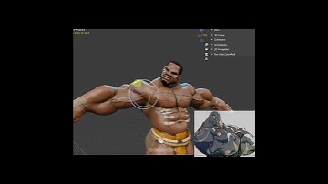 blender character rig test