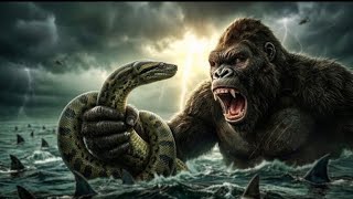 Jab Gaint King Kong Anaconda Ghir Gaya (Godzilla X Kong 2024) Movie Explained in Hindi/Urdu