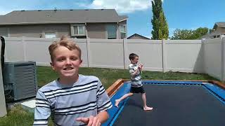 Trampoline tricks part 2!