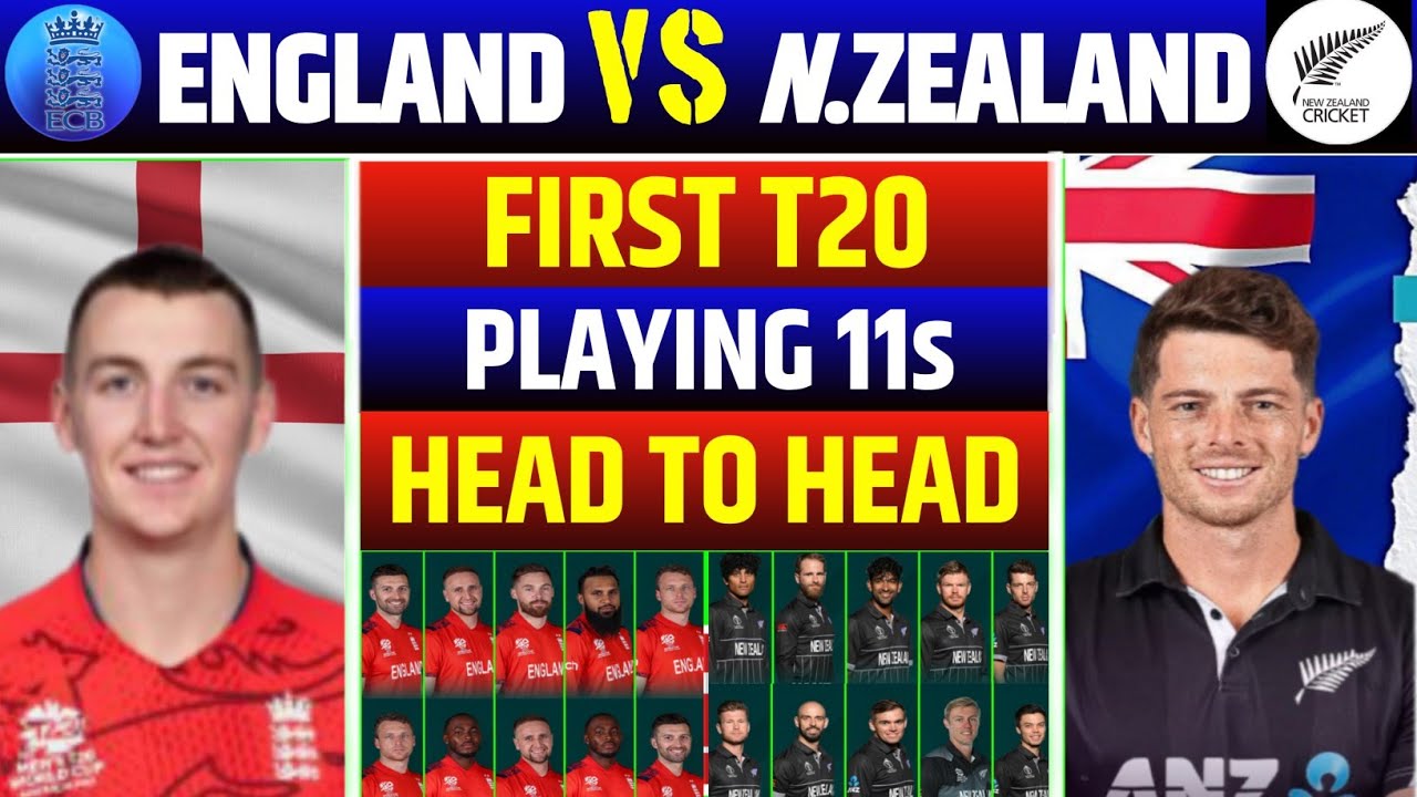 England vs New Zealand 1st T20 Match Playing 11 | England Playing 11 | New Zealand Playing 11 