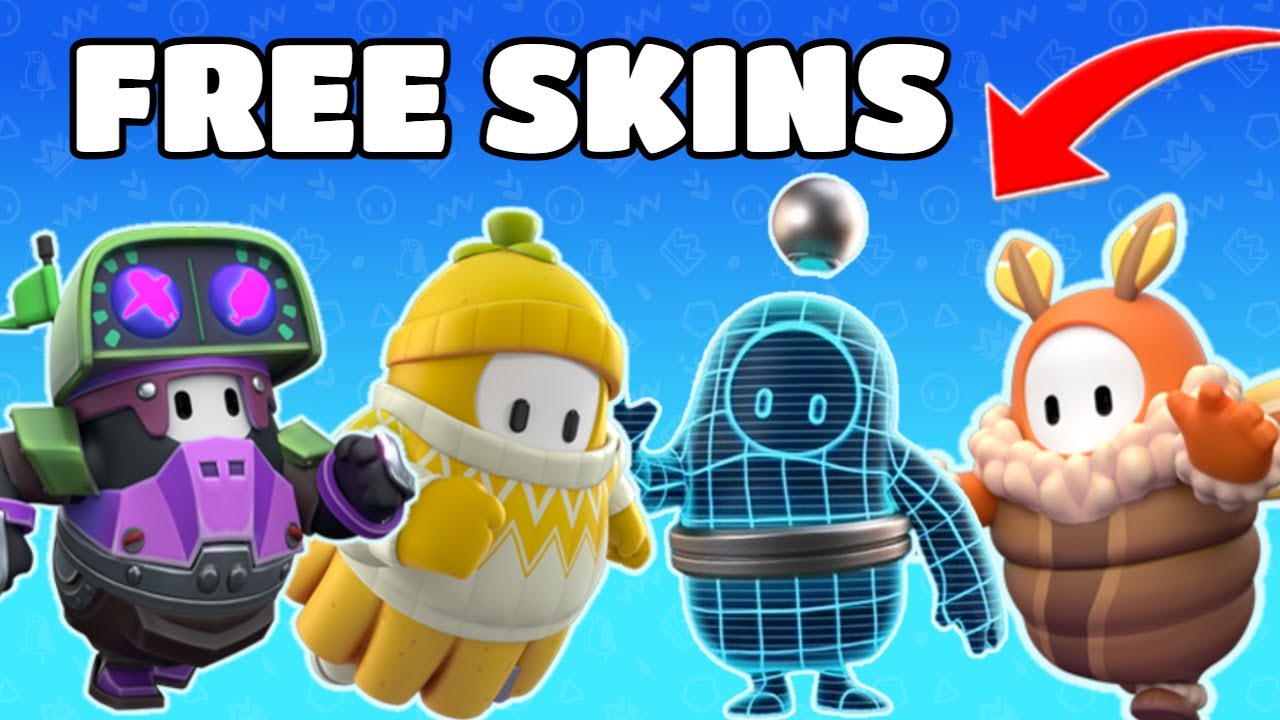 NEW Fall Guys Mobile FREE REWARDS & SKINS To Unlock! - YouTube