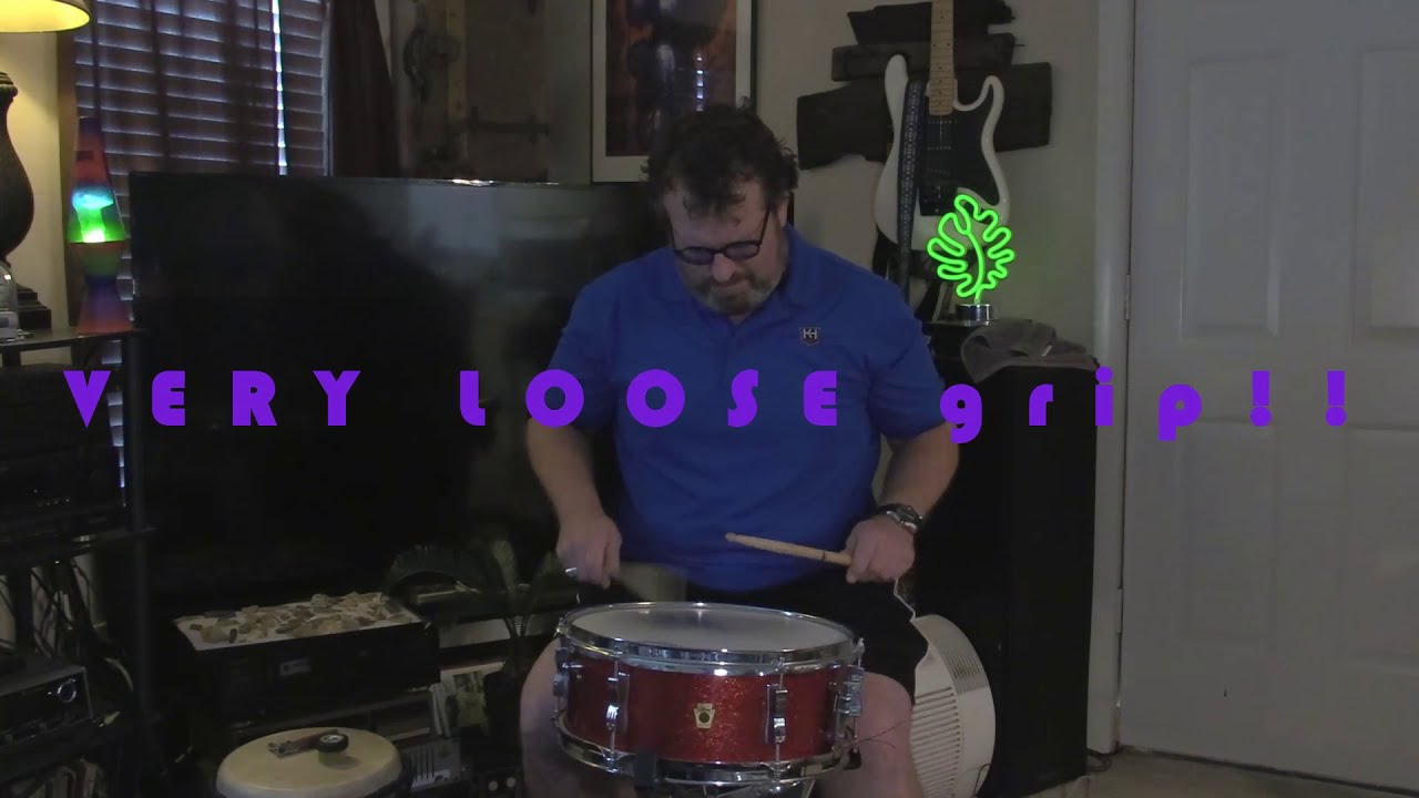 Using Gorilla Snot on Drumsticks for better grip? Playing with and without it.