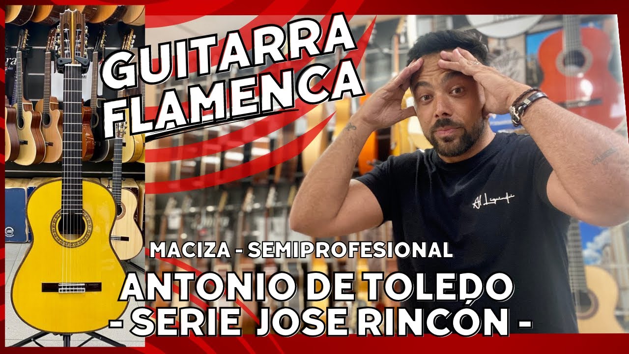 🚨 Antonio de Toledo #guitarraflamenca maciza. Serie Jose Rincón - JR-27B 🚨 ‼️ Espectacular ‼️