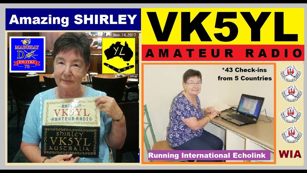 Amazing Shirley Tregellas VK5YL also E51XYL  - AUSTRALIA |  Amateur Radio A.L.A.R.A.