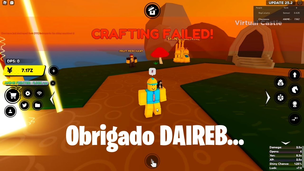 Obrigado DAIREB por fazer eu PARAR de jogar Anime fighters