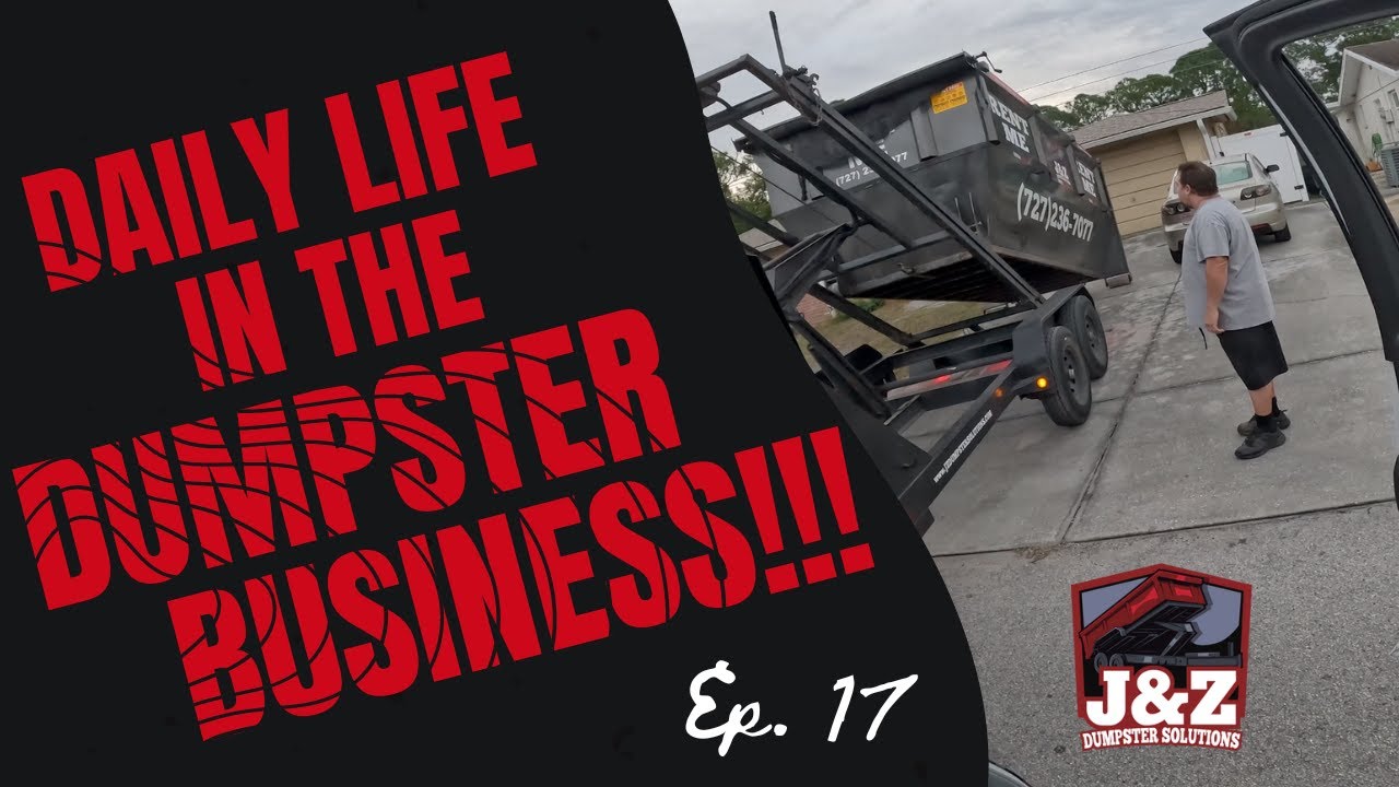 Customer Surprised as Dumpster Drop-Off Unfolds! Watch the Exciting Delivery Moment!