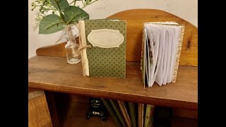 Tiny Secret Journal from 1 Piece of Paper - Quick Junk Journal Craft