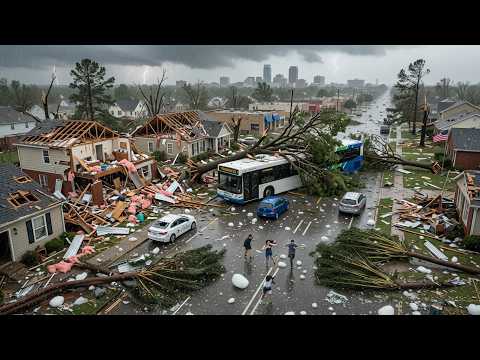Chaos in Oklahoma Today Massive Hail Storm Swept Away Homes Cars in Sayre OKC